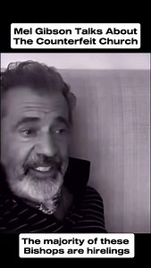 5K views · 563 reactions | Mel Gibson talks about a counterfeit church that has been set up to eclipse the real church. “the majority of thee bishops are a bunch of hirelings” #melgibson #passionofthechrist #Church #catholichurch #conservative | Robin Martyr | Facebook