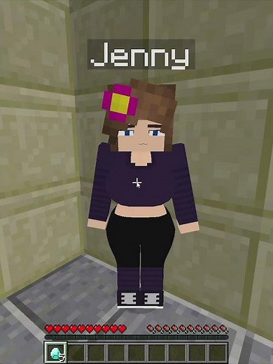 Minecraft Jenny Mod Moment 💀 (Crazy Ending 🤯)