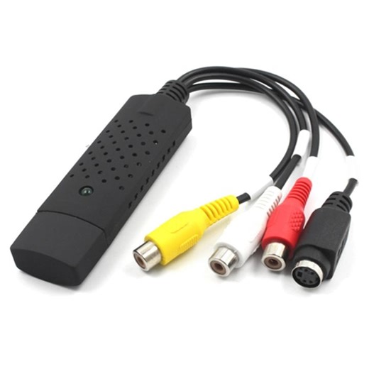 USB Video Capture Card, Audio Video Converter for RCA to USB Convert Mini DV VCR Hi8 DVD to Digital Durable | Lazada PH