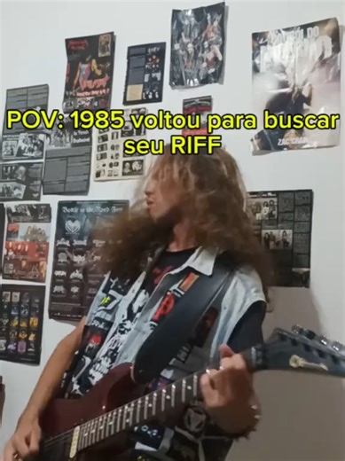 POV: 1985 voltou para buscar seu riff. Segue a gente aí! #thrashmetal #deathmetal #metalhead #metal #blackmetal