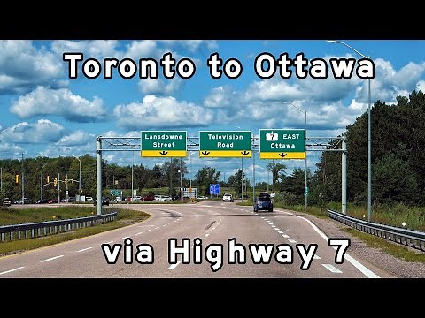 Ontario Highway 7 - Toronto to Ottawa