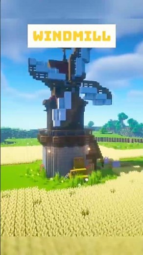 How to build a windmill in Minecraft (upgrade build) #equipou #minecrafttutorial