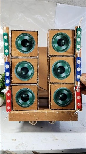 MINI TRUCK LODING | NEW Dj LIGHT SET-UP | HOW TO MAKE CARDBOARD DJ GADI | DJ SOUND CHEK#shorts