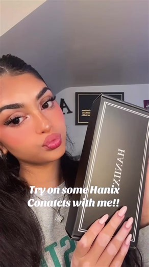 Use my code Anaiah for 20% off!! I’ve been getting soo many contacts omggg, link in biooo #hanixcontacts