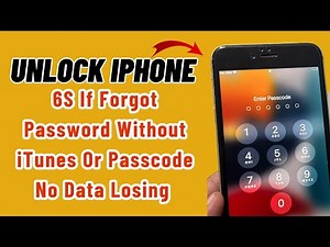 How To Unlock iPhone 6/6s/6s Plus If Forgot Password Without iTunes And Passcode No Any Data Losing