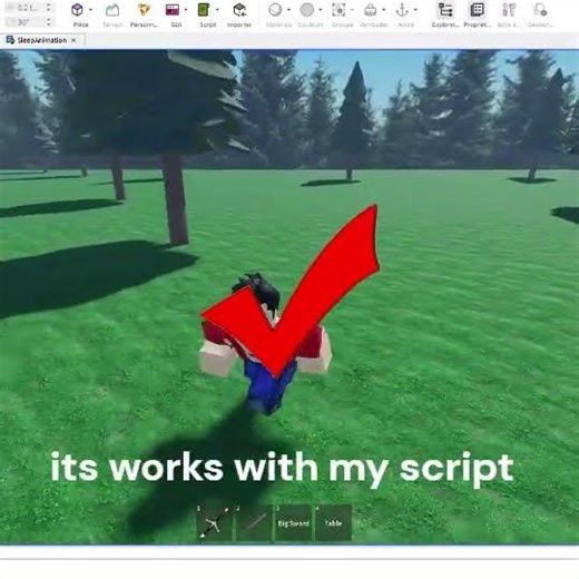 Roblox Studio - Sleep and wake up Animation with my script (Test and Tutorial)