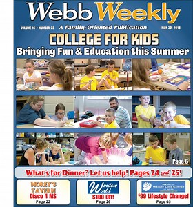 Webb Weekly May 30, 2018