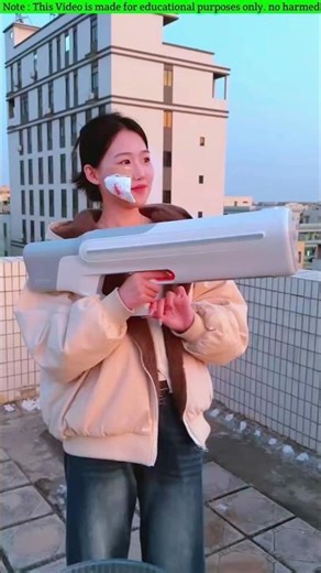 💦 The Most Dangerous Water Gun Ever! 😱🔥#shorts #ytshorts