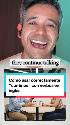 Cómo usar correctamente “continue” con verbos en inglés. Hablamos sobre el error común que cometen muchas personas al usar continue con verbos en inglés. Explicamos que cuando quieres decir continuar haciendo algo, el verbo que sigue debe estar en forma -ing. Por ejemplo, es correcto decir “continue working” o “continue studying”, no “continue to work” o “continue to study”. Compartimos ejemplos como “please, continue working” y “they continued talking” para ilustrar el uso correcto. #ingles #co