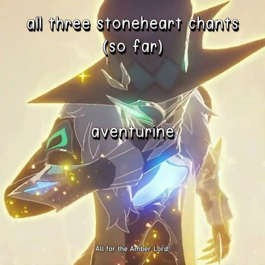 all stoneheart chants so far — jade, aventurine & pearl