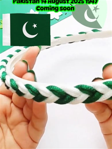 Pakistan happy💚🇵🇰 Independence Day __hairband making art _14 August 2025 craft💚💚❤️💯🤩😍❤️🇵🇰🇵🇰🇵🇰🇵🇰🇵🇰🇵🇰🇵🇰🇵🇰💚💚#fypppppppppppppppppppppp 💚💚💚💚💚❤️😍🇵🇰🇵🇰🇵🇰🇵🇰🇵🇰🇵🇰🇵🇰💚💚💚💚💚❤️❤️