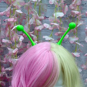 Alien Antennas Headband: UV Green Cosplay Headpiece - Etsy Canada