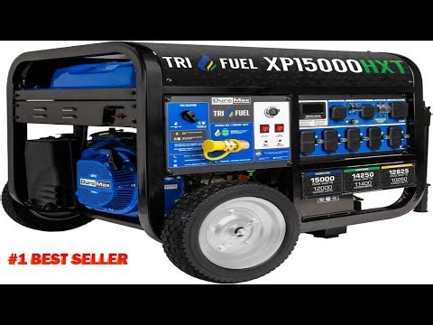 DuroMax XP15000HXT 15 000 Watt Tri Fuel Portable Home Power Backup HXT Generator - B0BDQRQCC2