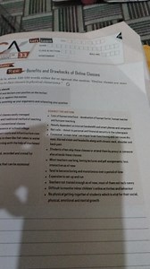 Write an essay in about 120-150 words on the topic: "Online cla... | Filo