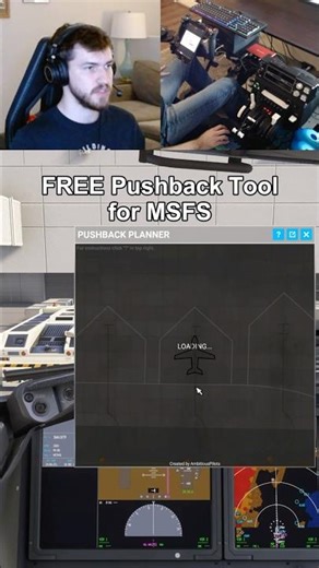 You Need This Free Pushback Tool for MSFS #msfs2020 #msfs2024 #microsoftflightsim #flightsimulator