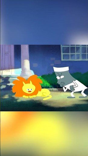 Purr‑fect Hideout 🐱👀 #lamput #kitten #cartoon #lion
