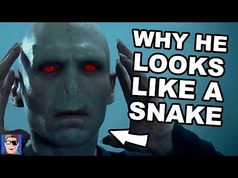 Why Voldemort Looks Like A Snake | Harry Potter Theory