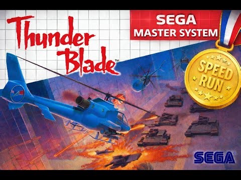 Thunder Blade (Sega Master System) WR - 23:47.40