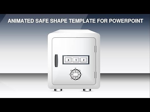 How to make safe with combination lock in PowerPoint