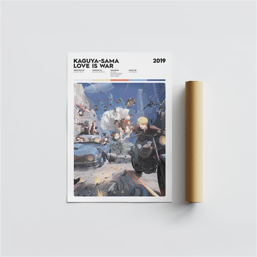 Kaguya-sama: Love is War Anime Poster • Giftable Wall Art - Etsy UK