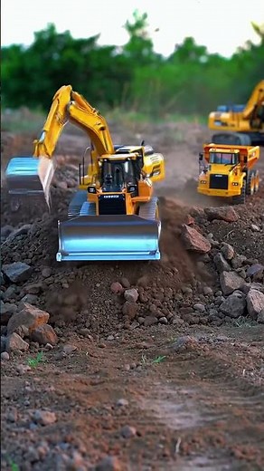 🏗️ Amazing RC Transformer! Excavator to Bulldozer Shift on Construction Site! 🚜