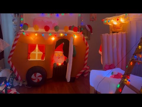Gemmy 2022 Animated Inflatable Gingerbread Camper/RV Inflatable (Unboxing+Review)