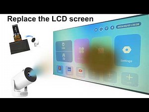 HY300 PRO+ Projector LCD Screen Replacement Tutorial | Fix Damaged Display | Step-by-Step Guide