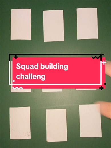 Squad building challenge⚽️👀 Football squad building challenge: Choose based on numbers, and the player that appears after turning the card will join your squad. Choose one goalkeeper, four defenders, three midfielders, and three forwards You must make a choice before submitting the papers #challenge #squad #sportstiktok #cr7 #messi
