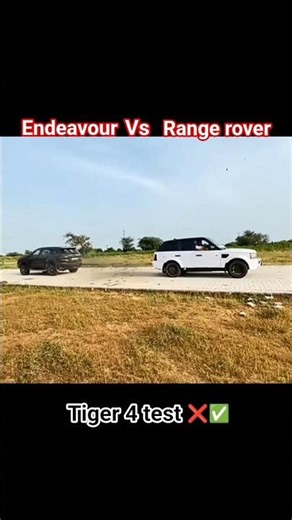 endeavour vs range rover taco for test ❌✅ #car #sorts #automobile