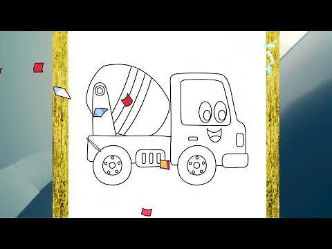 Truck Drawing Tutorial for Kids | Easy & Fun Step-by-Step Guide! 🚚✏️