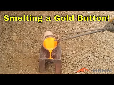 How To Smelt A Gold Button By Roasting Sulfide Concentrates