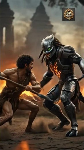 Homo Habilis vs Predator 😱 | Ancient Human Survival Fight #homohabilis #shortfeed