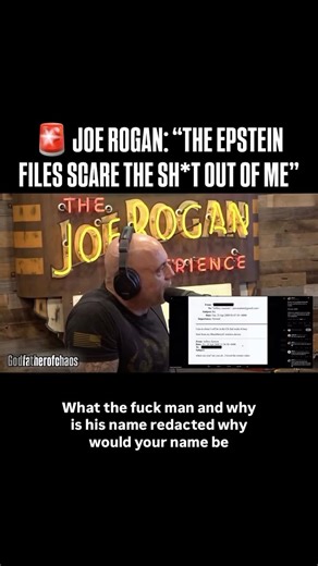 Robert D’ Angelo on Instagram: "“Literally demonic human beings running the world.” He says if names are redacted and they aren’t victims, that’s not protection. That’s shielding someone. If this isn’t about protecting victims… who is it protecting? #joerogan #trump #maga #epstein #news"