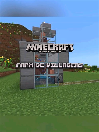 Fazendo a FARM DE VILLAGERS no Minecraft Bedrock 1.21