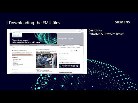 Getting started with SINAMICS DriveSim Basic