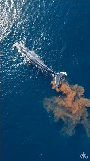 This Whale Started Pooping In The Ocean