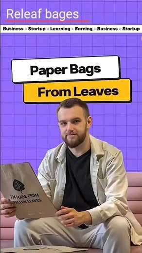 “How are paper bags made from tree leaves that are 100% safe for the environment?#yashpratapsingh#yt