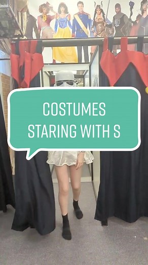 Costumes Starting with S: Smurf, Storm Trooper, Sherlock Holmes