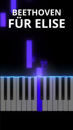 Beethoven Für Elise - EASY/BEGINNER PIANO TUTORIAL