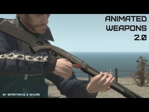 GTA 4 Animated Weapons 2.0 RELEASE