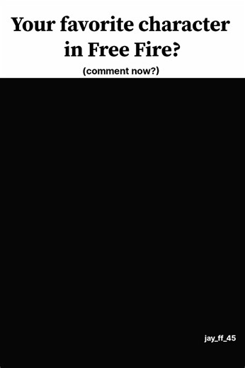 Who is Your Favorite Female Character? 😍💃 #freefireshorts #shorts #freefire