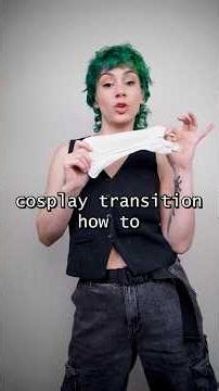 cosplay transition: HOW TO do a simple frame wipe #tearstrend #cosplaytransition #cosplayer