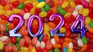 The number 2024 symbolizes the coming year 2024