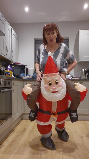 #Christmas #fancydress #santa | Kay Booth