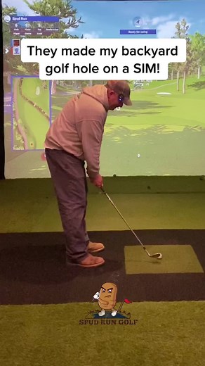Experience Backyard Golf on a SIM | Spud Run Golf