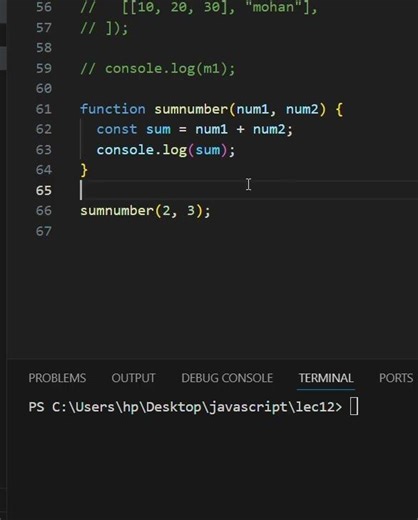 functino in one video
