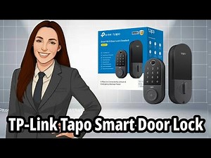 TP Link Tapo Smart Door Lock with Built-in Doorbell Fingerprint Scanner and Smart App