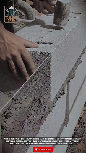 "Watch This Satisfying Method for Perfect Brick Alignment!"