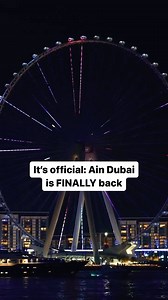 204K views · 613 reactions | Ain Dubai is finally OPEN. You can now officially book your experience to ride the world’s largest observation wheel standing at 250 metres, while overlooking JBR, Marina and beyond. Tickets cost Dhs145 for adults, Dhs115 for children from three to 12 years and kids below three can go for free. Where: Bluewaters Island. #dubai #aindubai | Time Out Dubai | Facebook