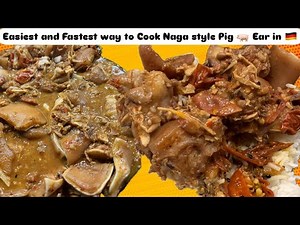 Authentic Naga-Style Pig Ear Recipe: Quick, Easy & Delicious in Germany